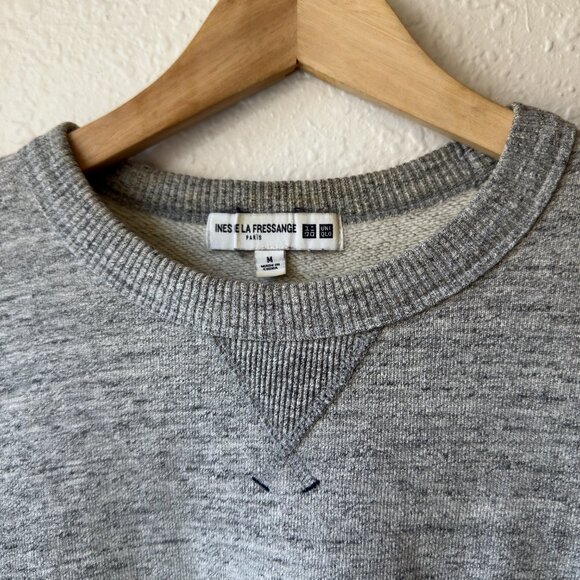 Ines De La Fressange Uniqlo Classic Crewneck Sweatshirt, Sz M - Picture 3 of 8